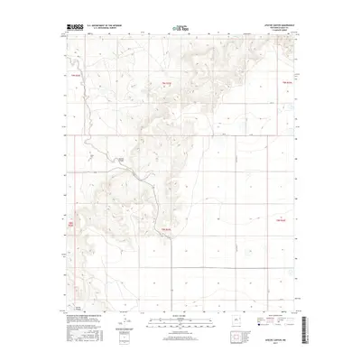 2017 Map of Apache Canyon, 2017 Print