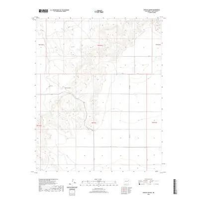 2020 Map of Apache Canyon, 2020 Print