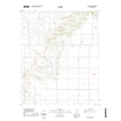 2023 Map of Apache Canyon, 2023 Print