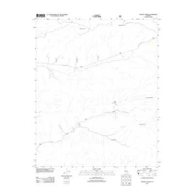 2012 Map of Apache Canyon, 2012 Print