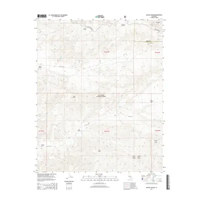2015 Map of Apache Canyon, 2015 Print