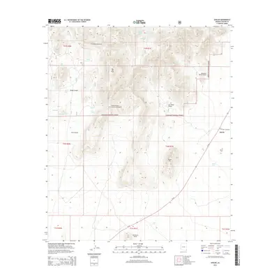 2014 Map of Apache, 2014 Print