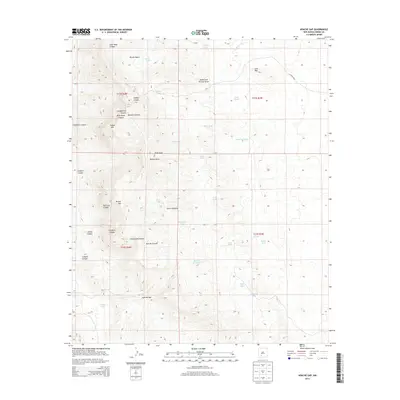 2013 Map of Apache Gap, 2013 Print