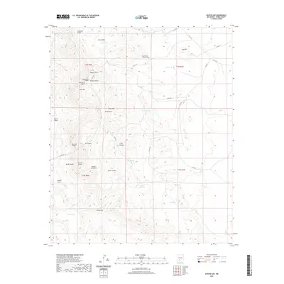 2020 Map of Apache Gap, 2020 Print