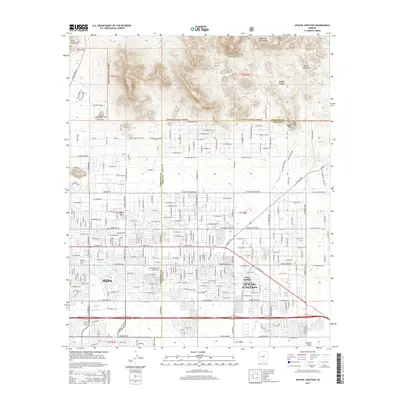 2014 Map of Apache Junction, 2014 Print