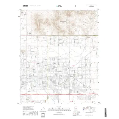 2018 Map of Apache Junction, 2018 Print