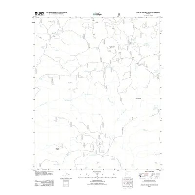 2011 Map of Apache Maid Mountain, 2011 Print