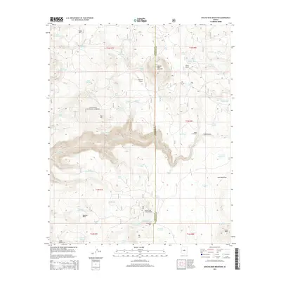 2014 Map of Apache Maid Mountain, 2014 Print
