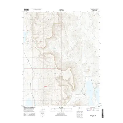 2013 Map of Apache Mesa, 2013 Print