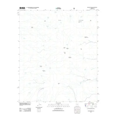 2012 Map of Apache Peak, 2012 Print
