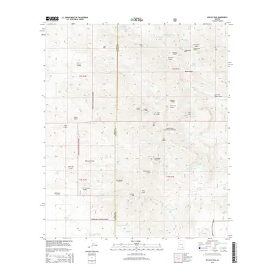 2014 Map of Apache Peak, 2014 Print