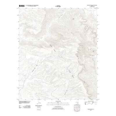 2011 Map of Apache Peak, 2011 Print