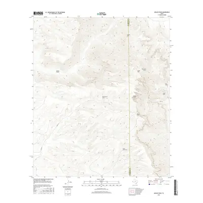 2016 Map of Apache Peak, 2016 Print