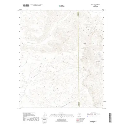 2019 Map of Apache Peak, 2019 Print