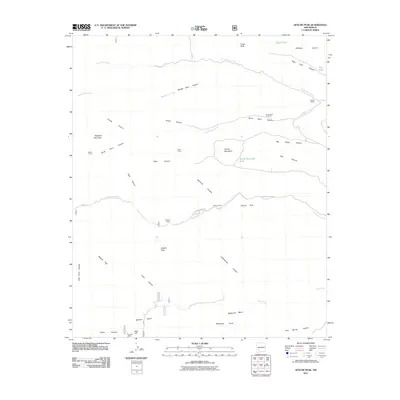 2011 Map of Apache Peak, 2011 Print