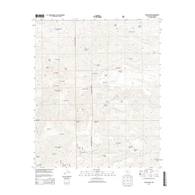 2013 Map of Apache Peak, 2013 Print