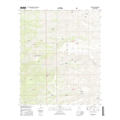 2017 Map of Apache Peak, 2017 Print