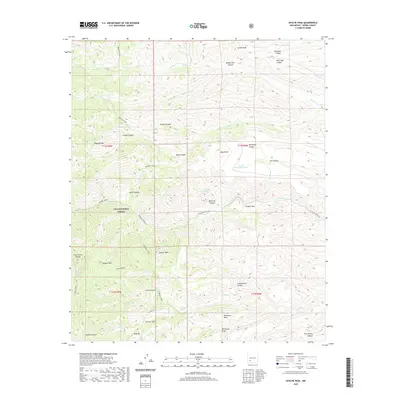 2020 Map of Apache Peak, 2020 Print