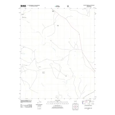 2011 Map of Apache Springs, 2011 Print