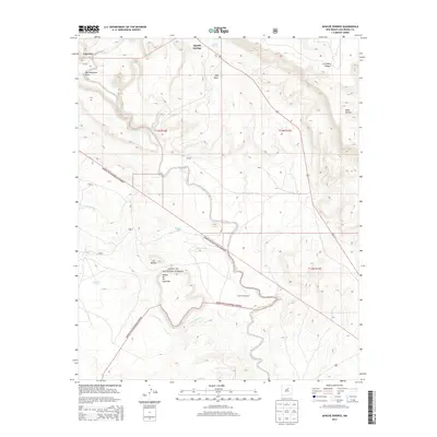 2013 Map of Apache Springs, 2013 Print
