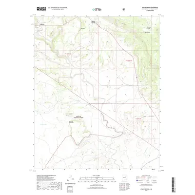 2020 Map of Apache Springs, 2020 Print