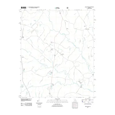 2011 Map of Apalachee, 2011 Print