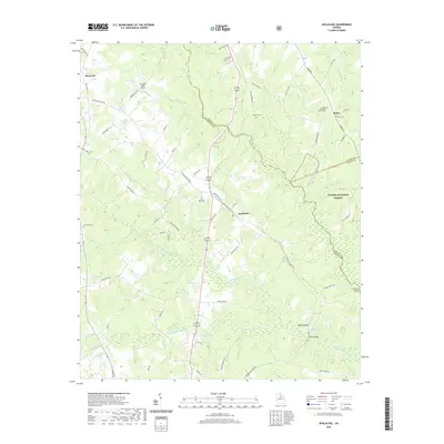 2020 Map of Apalachee, 2020 Print