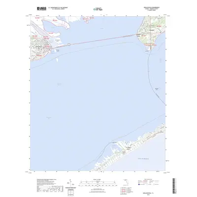 2024 Map of Apalachicola, 2024 Print