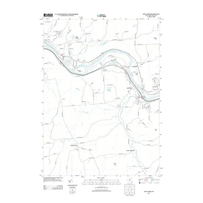 2013 Map of Apalachin, 2013 Print