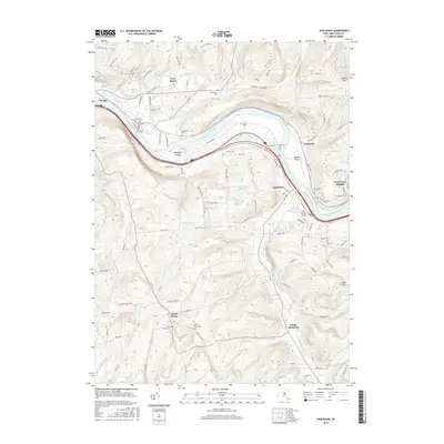 2016 Map of Apalachin, 2016 Print