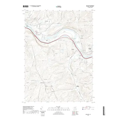 2019 Map of Apalachin, 2019 Print