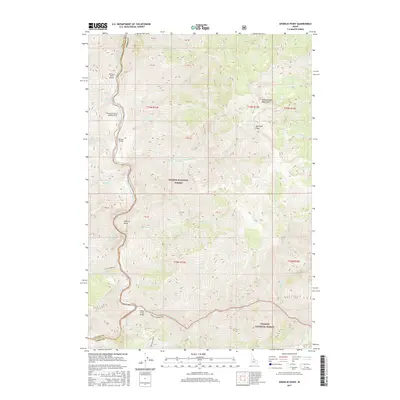 2017 Map of Aparejo Point, 2017 Print