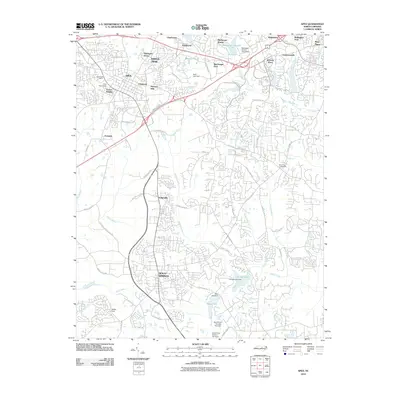 2010 Map of Apex, 2010 Print