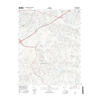 2016 Map of Apex, 2016 Print