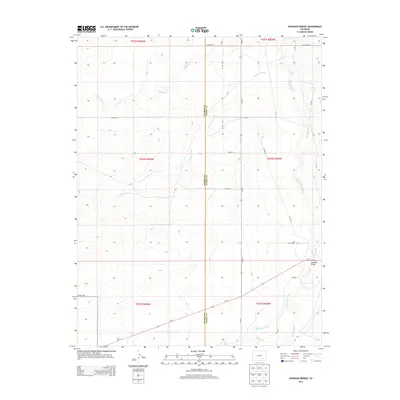 2013 Map of Apishapa Bridge, 2013 Print