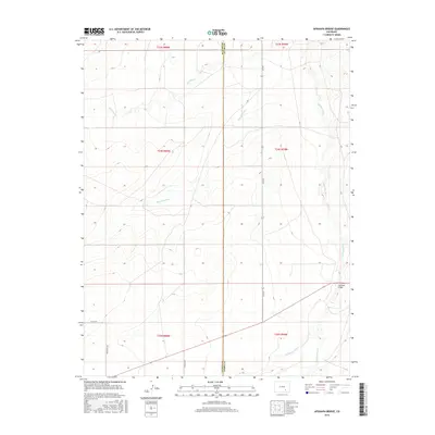 2016 Map of Apishapa Bridge, 2016 Print