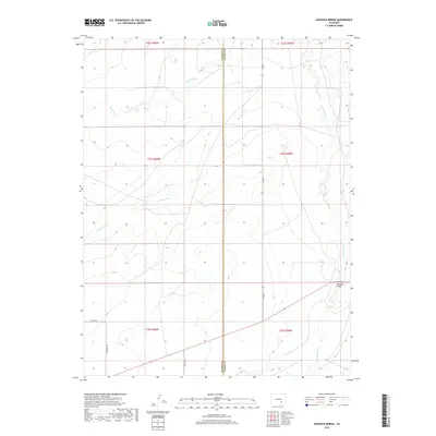 2019 Map of Apishapa Bridge, 2019 Print