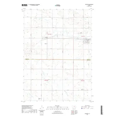 2018 Map of Aplington, 2018 Print