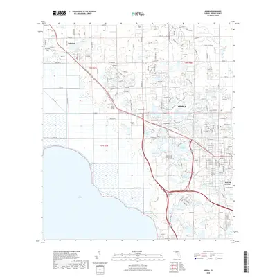 2018 Map of Apopka, 2018 Print