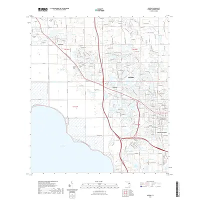 2021 Map of Apopka, 2021 Print