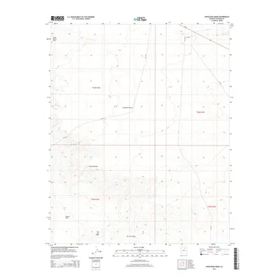 2014 Map of Appaloosa Ridge, 2014 Print