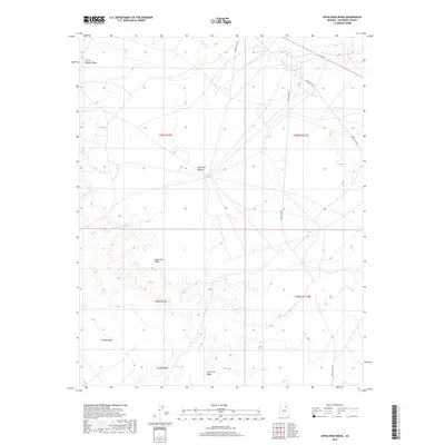 2018 Map of Appaloosa Ridge, 2018 Print