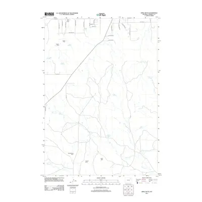 2012 Map of Appel Butte, 2012 Print