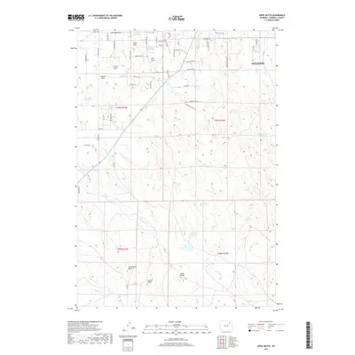 2017 Map of Appel Butte, 2017 Print