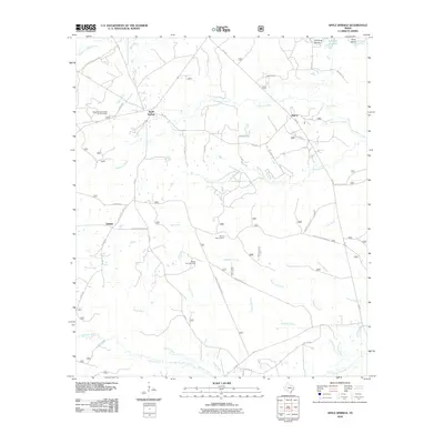 2010 Map of Apple Springs, 2010 Print