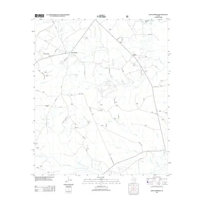 2013 Map of Apple Springs, 2013 Print