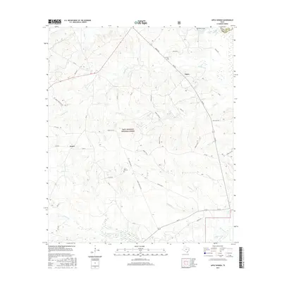 2016 Map of Apple Springs, 2016 Print
