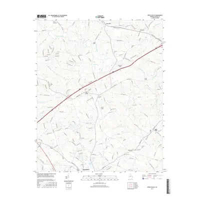 2017 Map of Apple Valley, 2017 Print