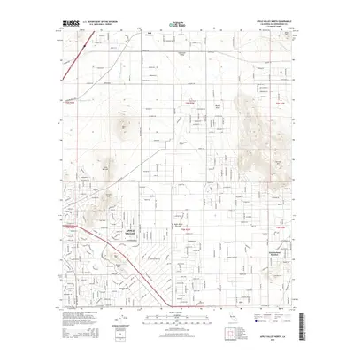 2015 Map of Apple Valley North, 2015 Print