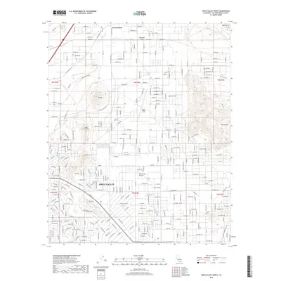 2018 Map of Apple Valley North, 2018 Print